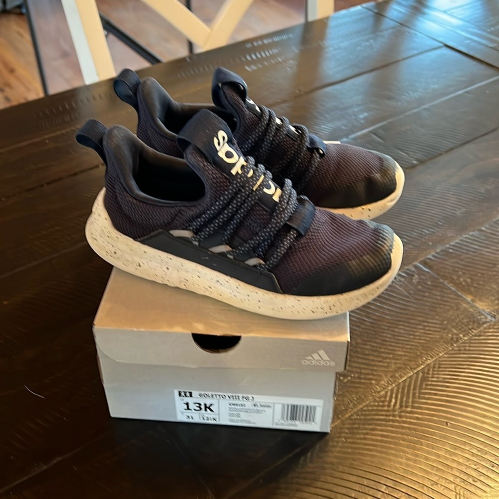 Adidas Lite Racer - Boys size 13 - Navy